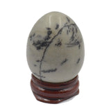 Natural Gemstone Egg Crystal Sphere Reiki Healing Massage Finger Exercise: Afghan Jade, Lotus, Spider, Dalmation & Zebra (1)