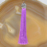 Crystal Silk Tassel Rhinestone Cap Fringe Dangle Pendant Accessories