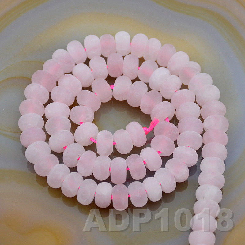 Smooth Round, Natural Rose Quartz Beads, Choose Size (16 Strand)