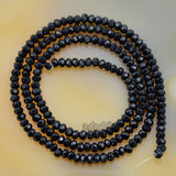 Top Quality Czech Crystal Faceted Rondelle Beads on a 15" Strand 2x3mm