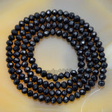 Top Quality Czech Crystal Faceted Rondelle Beads on a 15" Strand 3x4mm