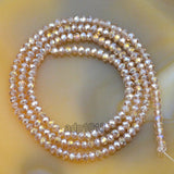 Top Quality Czech Crystal Faceted Rondelle Beads on a 15" Strand 2x3mm