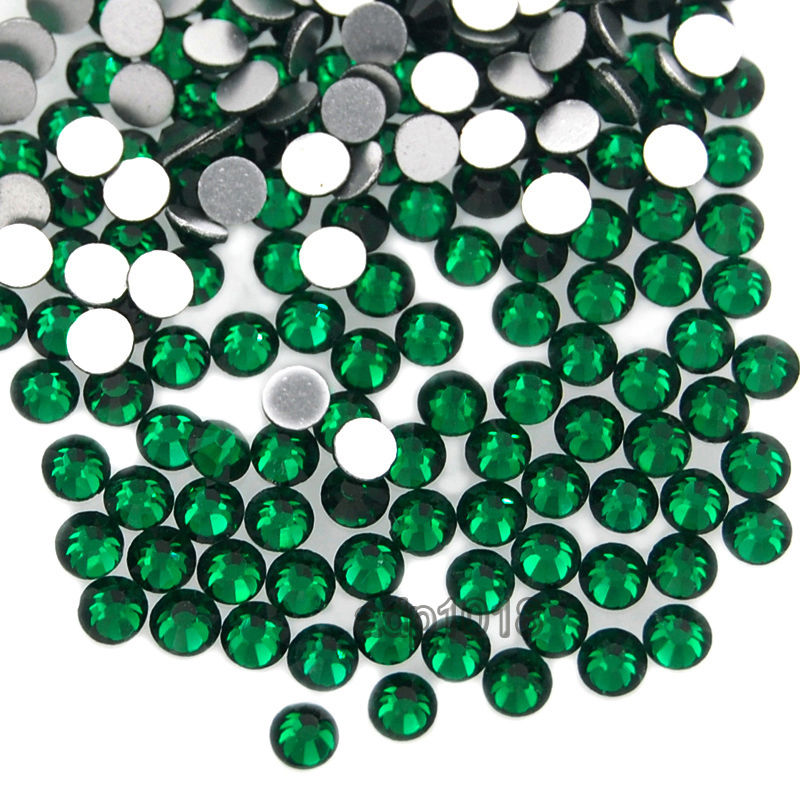 Emerald Flatback Swarovski Rhinestones - Flatback - Rhinestone