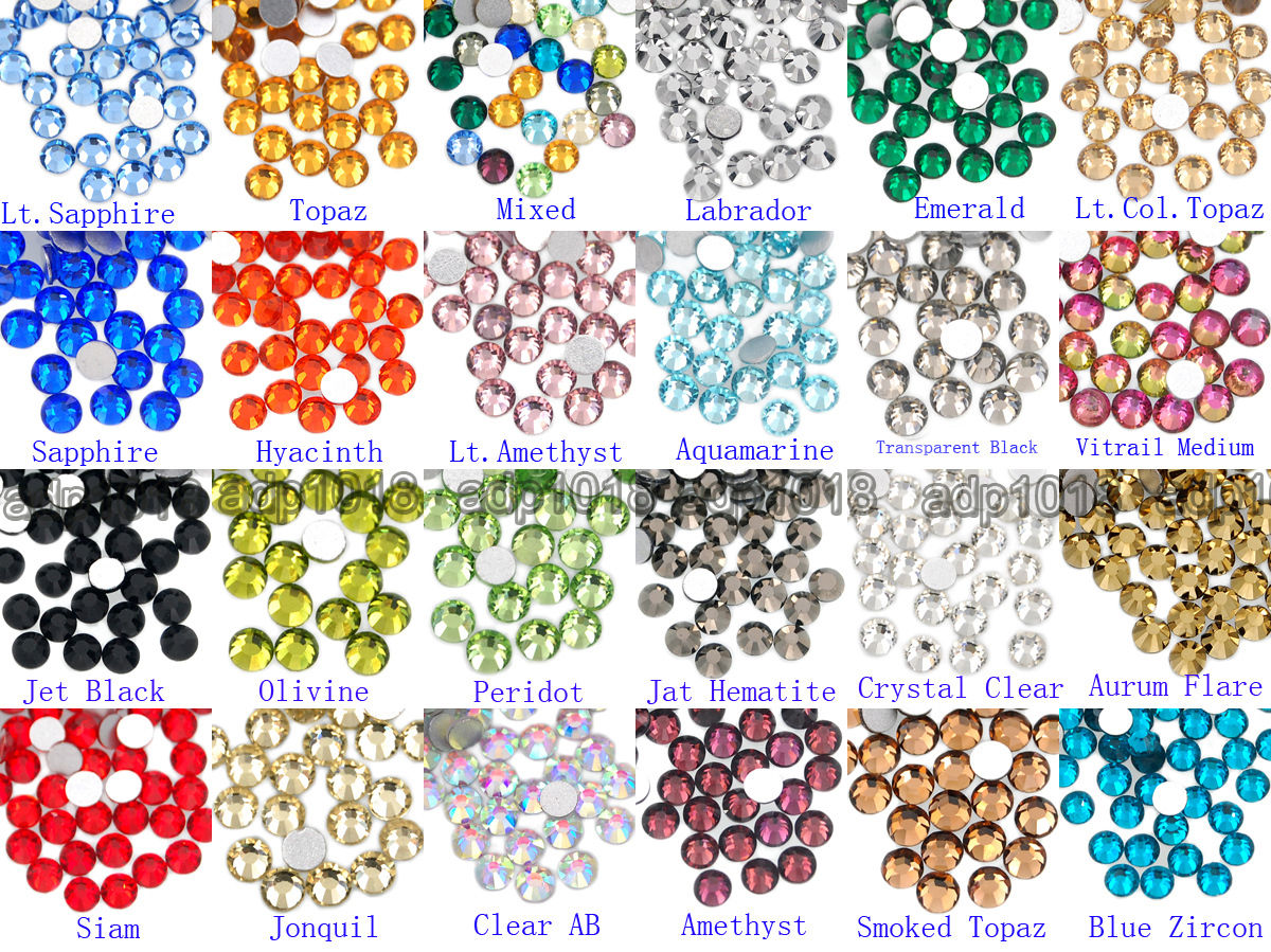 2088 Crystal Rhinestone Strass Olivine 8 Big 8 Small Crystals DIY Nail Art  Non Hotfix Rhinestones Garment Decoration - AliExpress