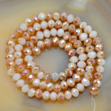 Top Quality Czech Crystal Faceted Rondelle Beads on a 15" Strand 2x3mm