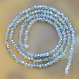Top Quality Czech Crystal Faceted Rondelle Beads on a 15" Strand 2x3mm