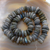 Natural Gemstone Nugget Freeform 4x8-10x13mm Spacer Loose Beads on a 15.5" Strand