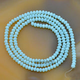 Top Quality Czech Crystal Faceted Rondelle Beads on a 15" Strand 2x3mm