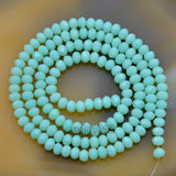 Top Quality Czech Crystal Faceted Rondelle Beads on a 15" Strand 3x4mm