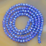 Top Quality Czech Crystal Faceted Rondelle Beads on a 15" Strand 2x3mm