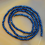 Top Quality Czech Crystal Faceted Rondelle Beads on a 15" Strand 2x3mm