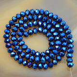 Top Quality Czech Crystal Faceted Rondelle Beads on a 15" Strand 2x3mm