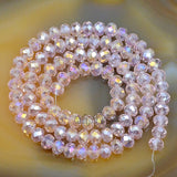 Top Quality Czech Crystal Faceted Rondelle Beads on a 15" Strand 2x3mm