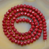 Top Quality Czech Crystal Faceted Rondelle Beads on a 15" Strand 2x3mm