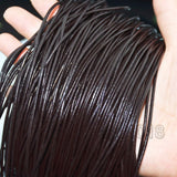 Round Genuine Leather Cord Cowhide Stringing Material 100 Meters