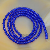 Top Quality Czech Crystal Faceted Rondelle Beads on a 15" Strand 2x3mm