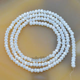 Top Quality Czech Crystal Faceted Rondelle Beads on a 15" Strand 2x3mm