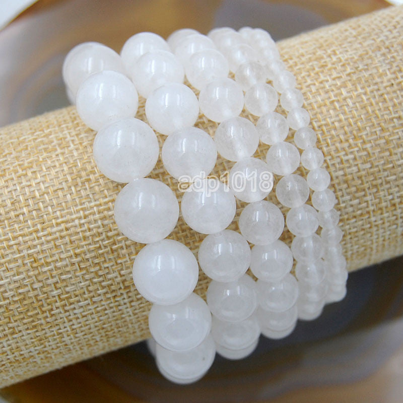 White Beads for Bracelets 