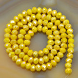 Top Quality Czech Crystal Faceted Rondelle Beads on a 15" Strand 2x3mm