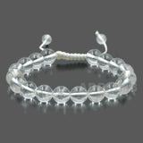 10mm Natural Gemstone Bracelets Healing Power Crystal Macrame Adjustable 7"-9 "