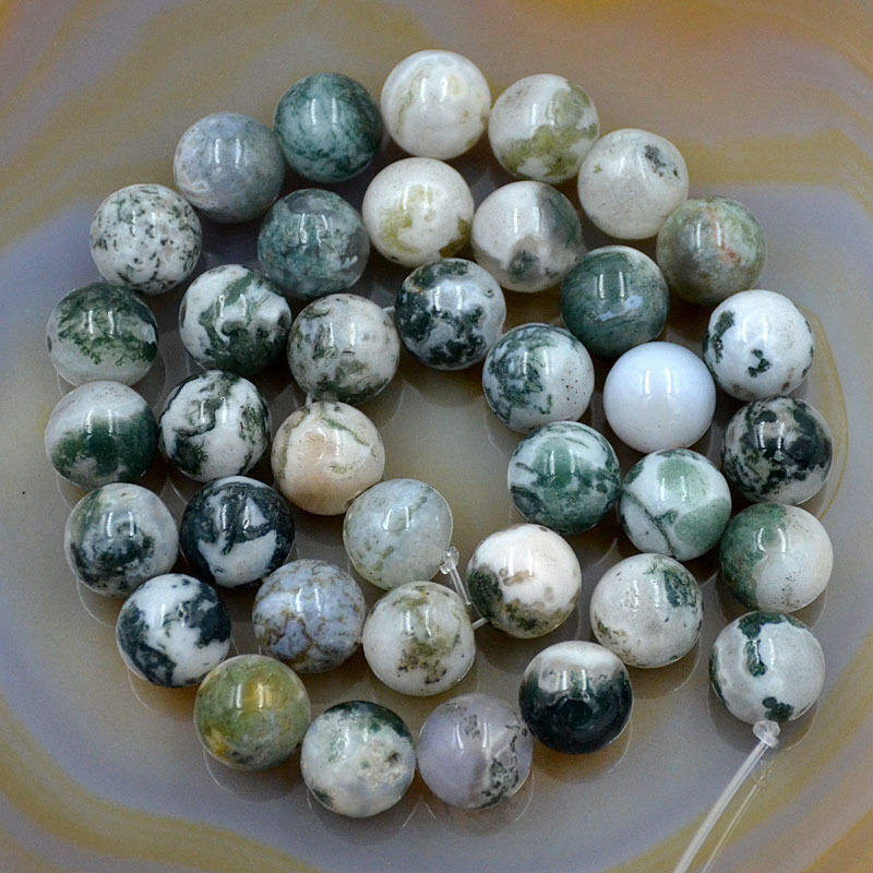 8mm Smooth Round, Ocean Jasper Beads (16 Strand)