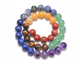 Healing Reiki 7 Chakras Yoga Natural Gemstone Round Beads 16" 4mm 6mm 8mm 12mm