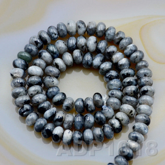 Natural Larvikite Labradorite Gemstone Smooth/Matte/Faceted Rondelle Loose Beads on a 15.5