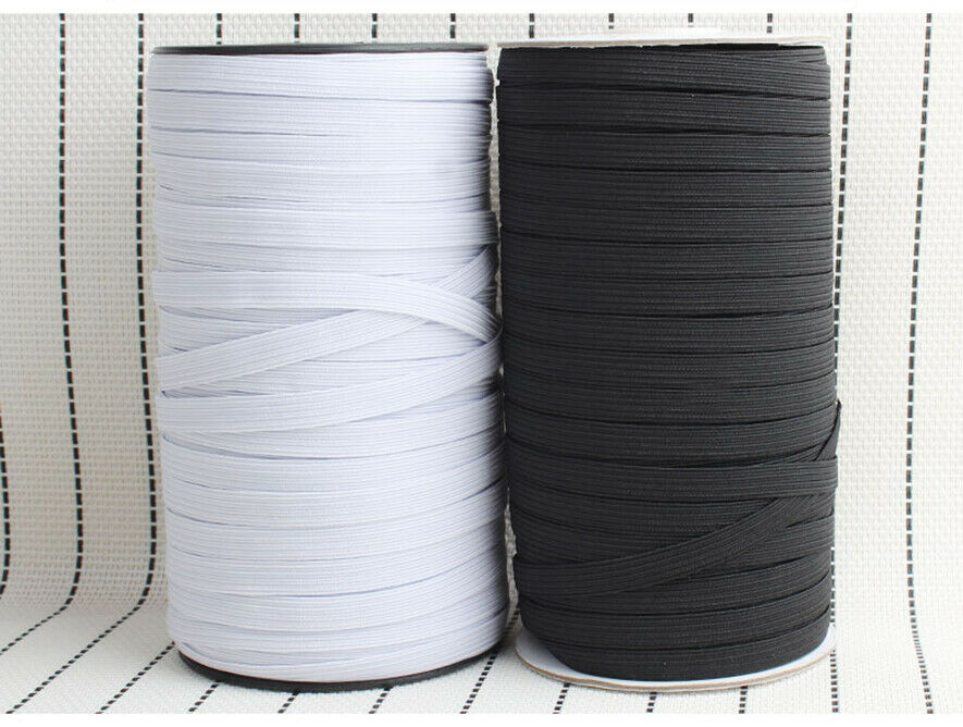 140 yards roll of Black and White 3mm (1/8) or 6mm (1/4) width Flat – AD  Beads