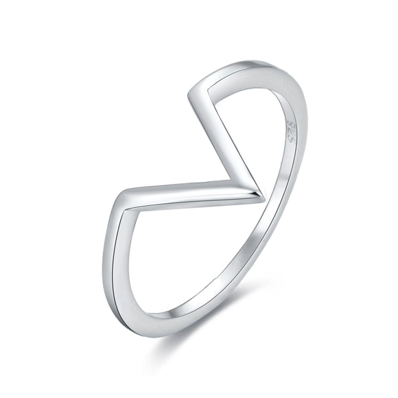 Sterling Silver Seashell Ring, Silver Ring, Dainty Ring, Shell Ring, S –  Indigo & Jade