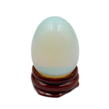 Natural Gemstone Egg Crystal Sphere Reiki Healing Massage Finger Exercise: Map Jasper, White Turquoise, Kyanite, Opalite, & Leopard Jasper (8)