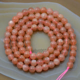 Natural SunStone Gemstone Round Loose Beads 15.5" 4mm 6mm 8mm 10mm 12mm