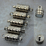 5 Sets Insert Safety Clasp/Magnetic Clasp Connector For Bracelet Necklace Making