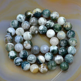 Natural Ocean Jasper Gemstone Round Spacer Beads 16'' 6mm 8mm 10mm