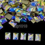Top Czech AB Crystal Multi-Shape Rhinestone Flatbacks Nail Art Decoration