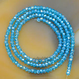 Top Quality Czech Crystal Faceted Rondelle Beads on a 15" Strand 2x3mm