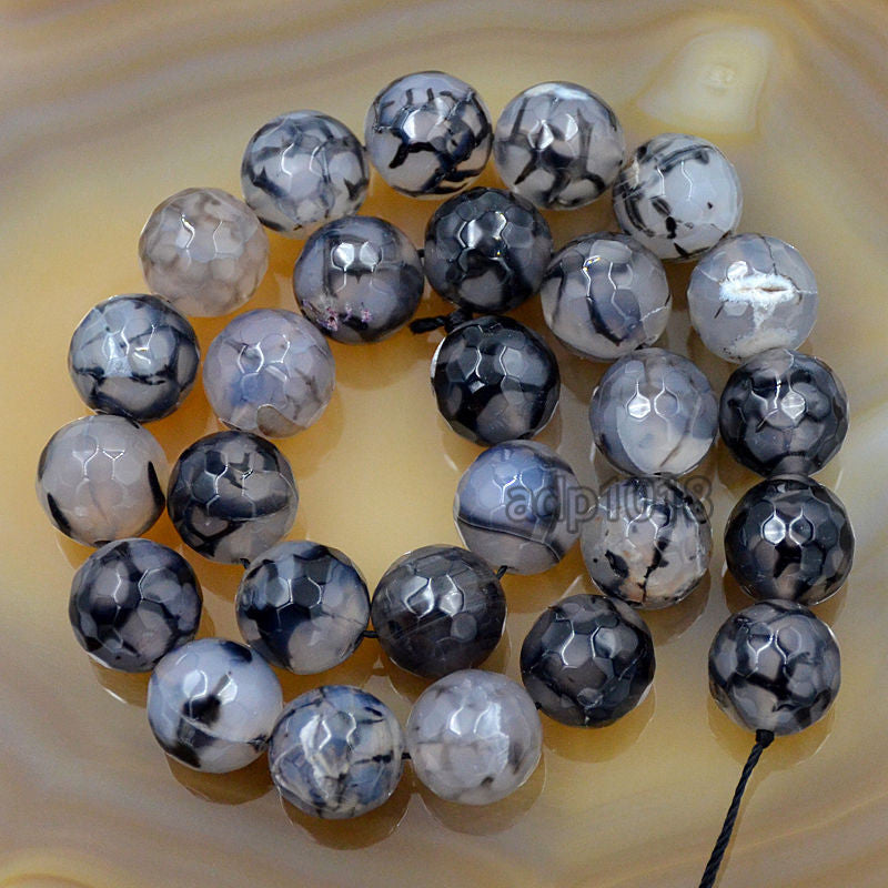 Natural Black and Blue Fire Agate Beads, Faceted Black and Blue Blended  Beads BS #22, sizes in 10 mm 15 inch FULL Strands