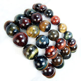 Natural Colorful Tiger's Eye Gemstone Beads Stretch Bracelet Healing Reiki