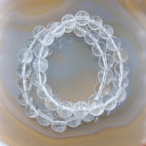 Natural Crystal Quartz Gemstone Beads Stretch Bracelet Healing Reiki