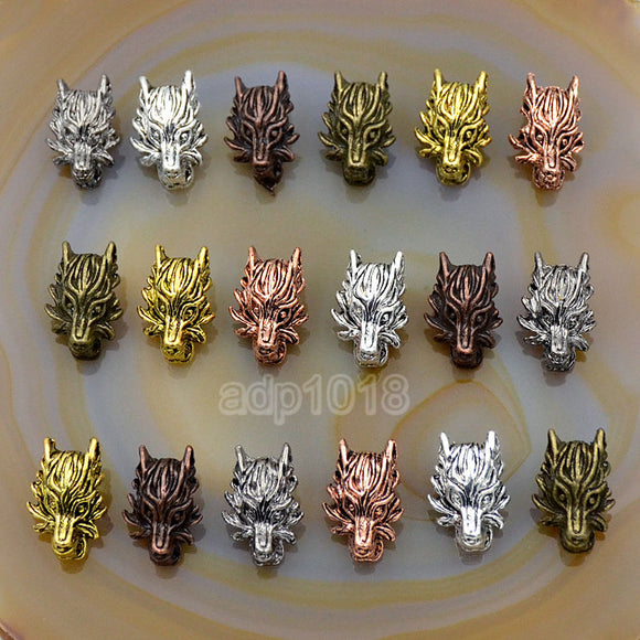 Dragon Solid Metal Finding Connector Spacer Charm Beads 10 Pcs
