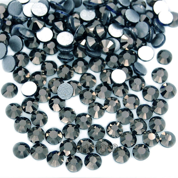 BEADSLAND Flat Back Crystal Rhinestones Round Gems,Hematite,3.8-4.0mm,  SS16/1440pcs