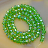 Top Quality Czech Crystal Faceted Rondelle Beads on a 15" Strand 4x6mm