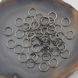 Single Loop & Double Loop Plated Over Copper Jump Rings Connectors Metal Finding For Jewelry Making