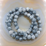 Natural Map Jasper Gemstone Beads Stretch Bracelet Healing Reiki