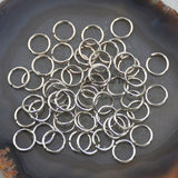 Single Loop & Double Loop Plated Over Copper Jump Rings Connectors Metal Finding For Jewelry Making