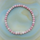 Natural Rhodochrosite Gemstone Beads Stretch Bracelet Healing Reiki
