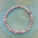 Natural Rhodochrosite Gemstone Beads Stretch Bracelet Healing Reiki