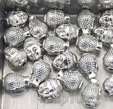 Buddha Head Solid Metal Finding Connector Spacer Charm Beads 20 Pcs