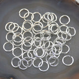 Single Loop & Double Loop Plated Over Copper Jump Rings Connectors Metal Finding For Jewelry Making