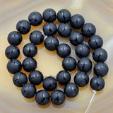 Faceted Natural Tibetan Matte Turtle Grain Old Agate Gemstone Round Loose Beads on a 15.5" Strand