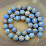 Natural Sea Sediment Jasper Gemstone Round Beads 16'' 4mm 6mm 8mm 10mm 12mm